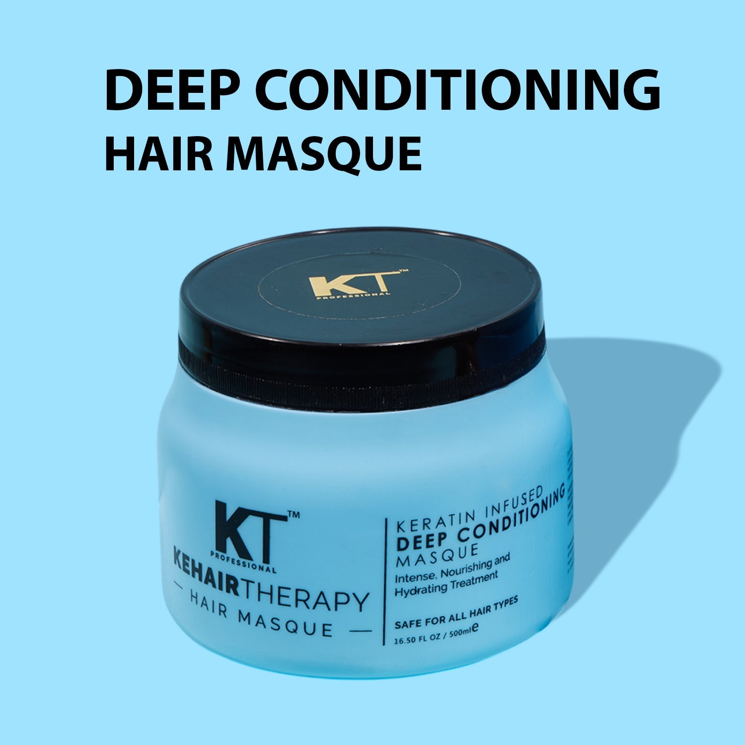 KT Professional Keratin Infused Deep Conditioning Hair Masque  - 500ml