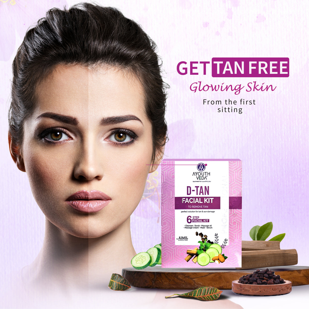 Ayouthveda D-TAN Facial Kit | Tan Removal - 40g