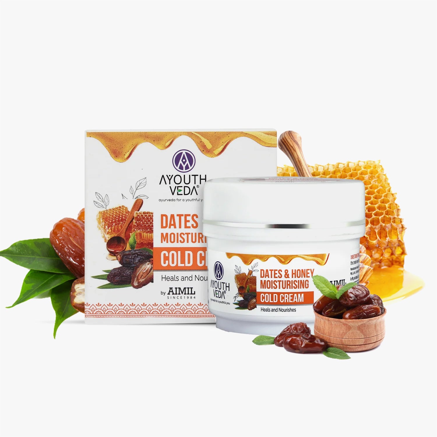 Ayouthveda Dates & Honey Moisturising Cold Cream - 50g