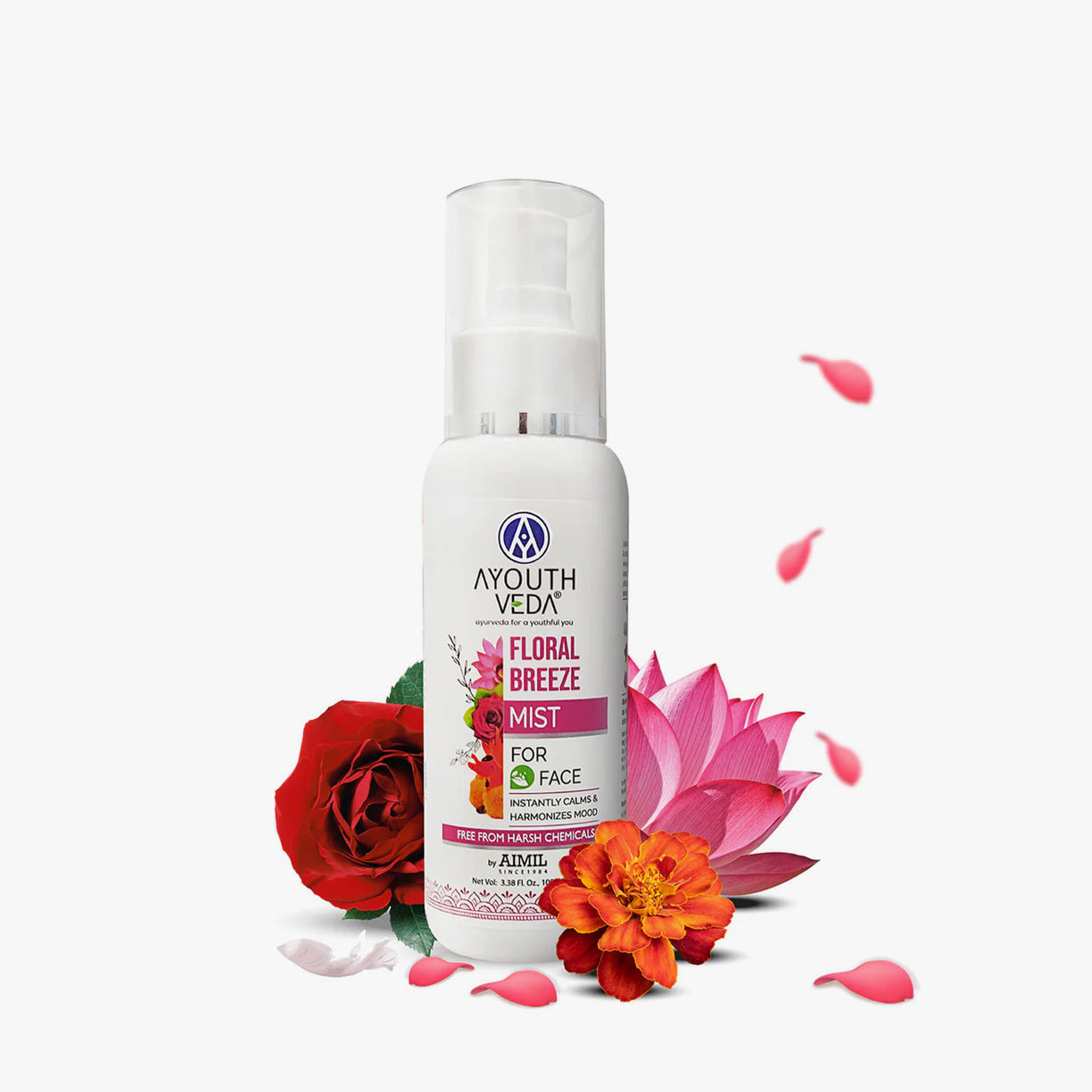 Ayouthveda Floral Breeze Mist to Keep Your Skin Hydrated All Day - 100ml
