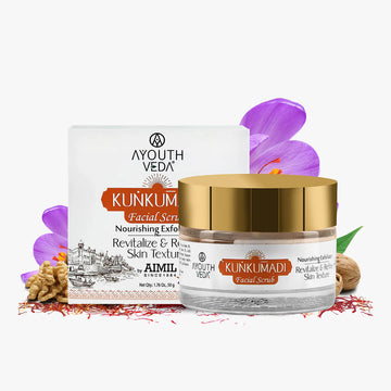 Ayouthveda Kunkumadi Facial Scrub | Revitalize & Refine Skin Texture - 50g