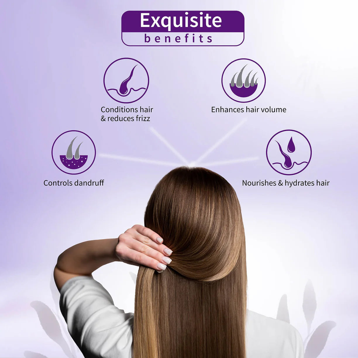 Ayouthveda Purple Rice Hair Conditioner with Rice Water & Kernel Protein For All Hair Types - 200ml
