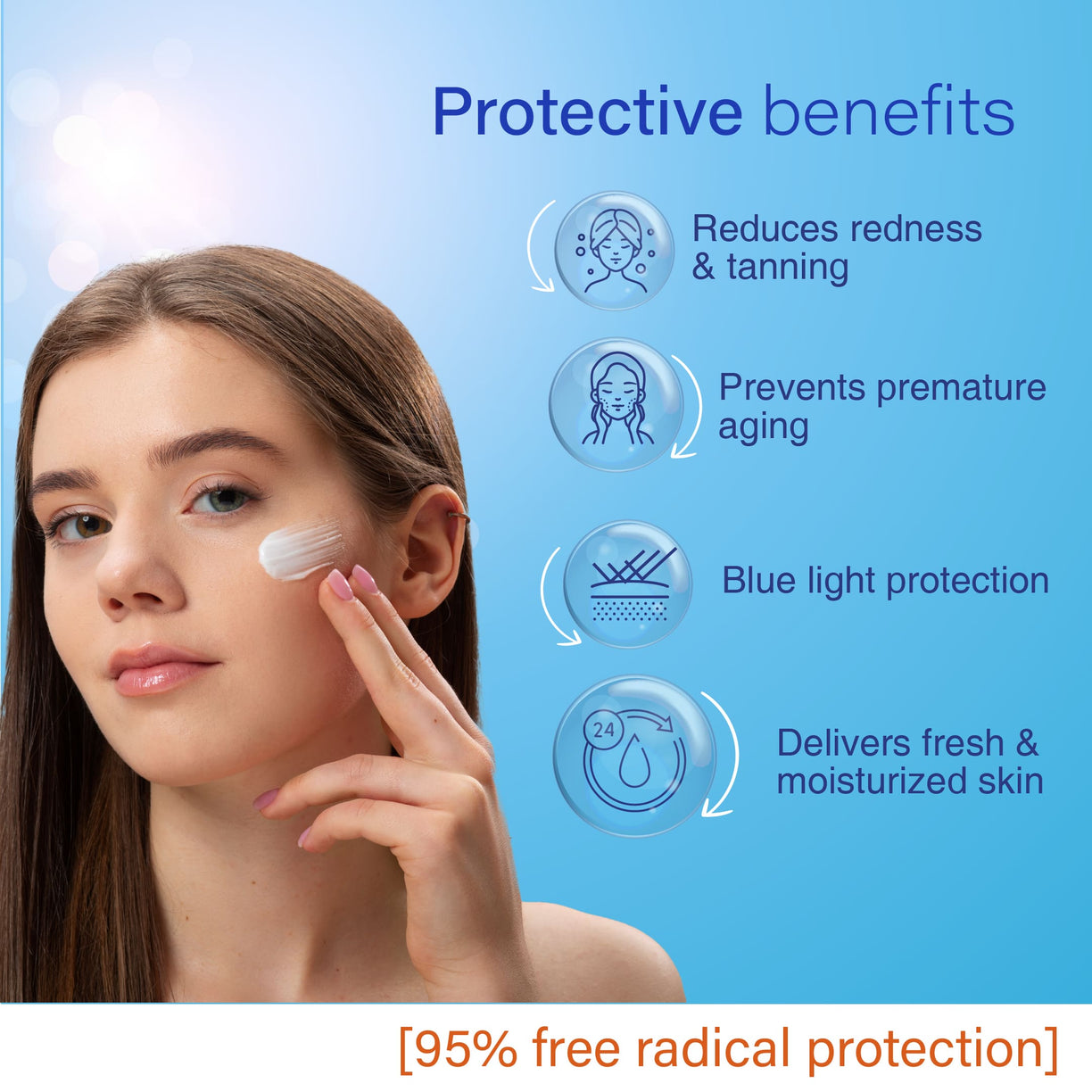 Ayouthveda Sun Turn+ Cream SPF 50 with Hyaluronic Acid for Broad Spectrum UV Protection - 60g