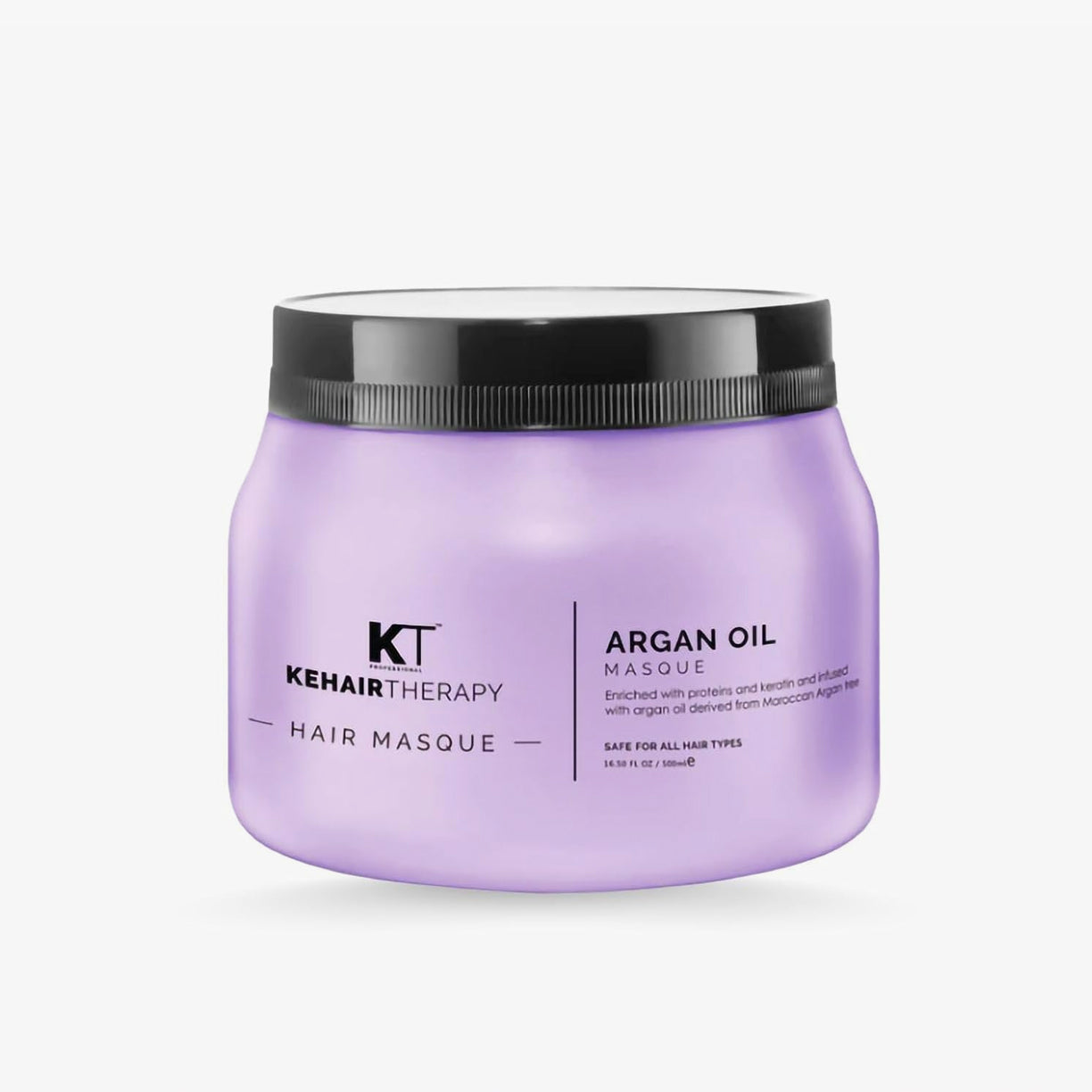 KT Professional Argan Oil Hair Masque For Anti-Aging Treatment for Healthy, Shiny & Dry, Damaged Hair  - 500ml