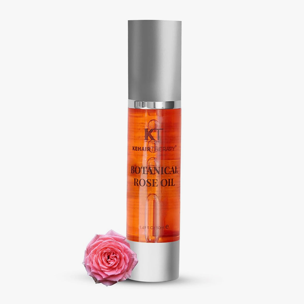 KT Professional Botanical Rose Oil Serum For Reduce Hair Dryness - 50ml