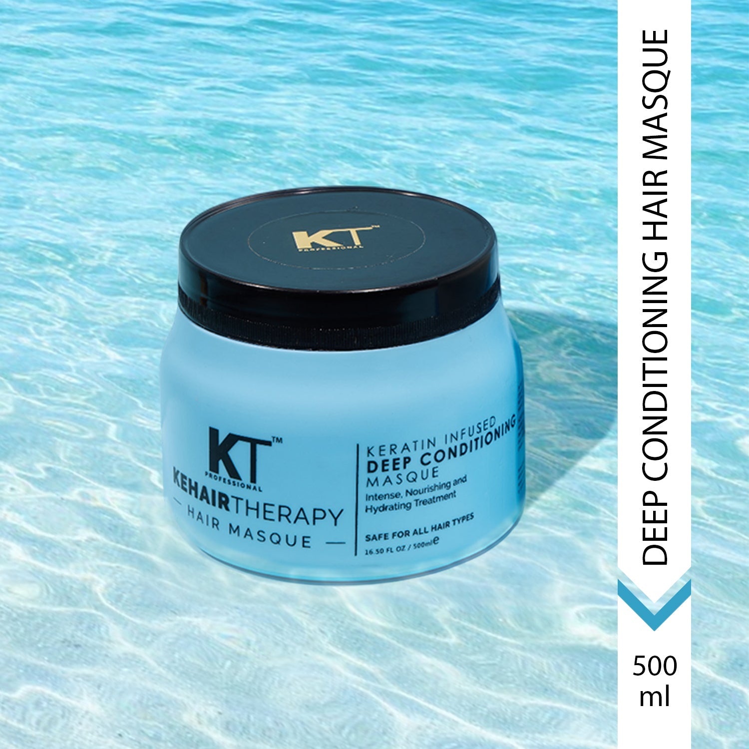 KT Professional Keratin Infused Deep Conditioning Hair Masque  - 500ml