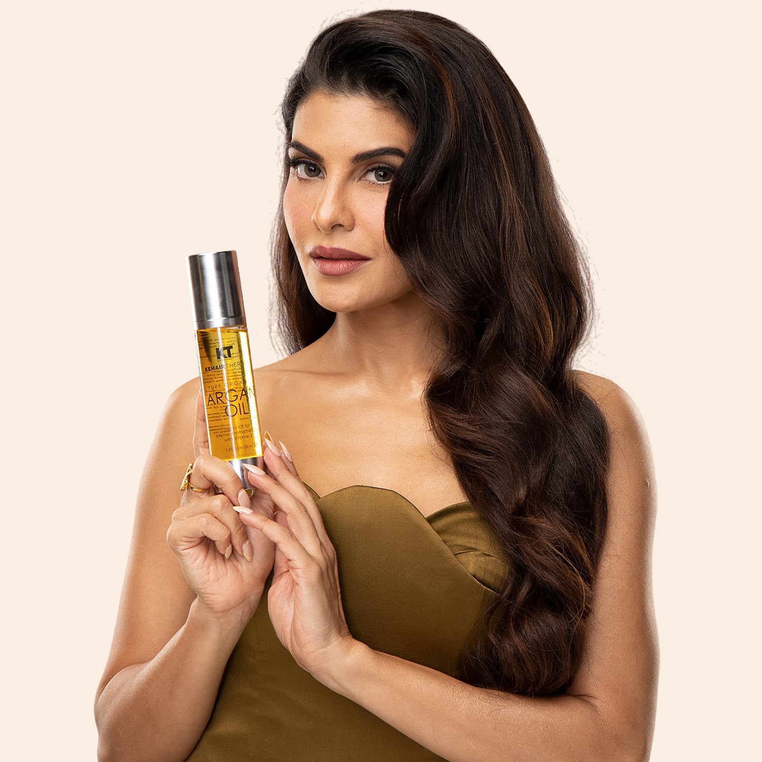 KT Professional Pure Organic Argan Oil Hair Serum To Repair Damage Hair Strengthen Dull & Dry Hair