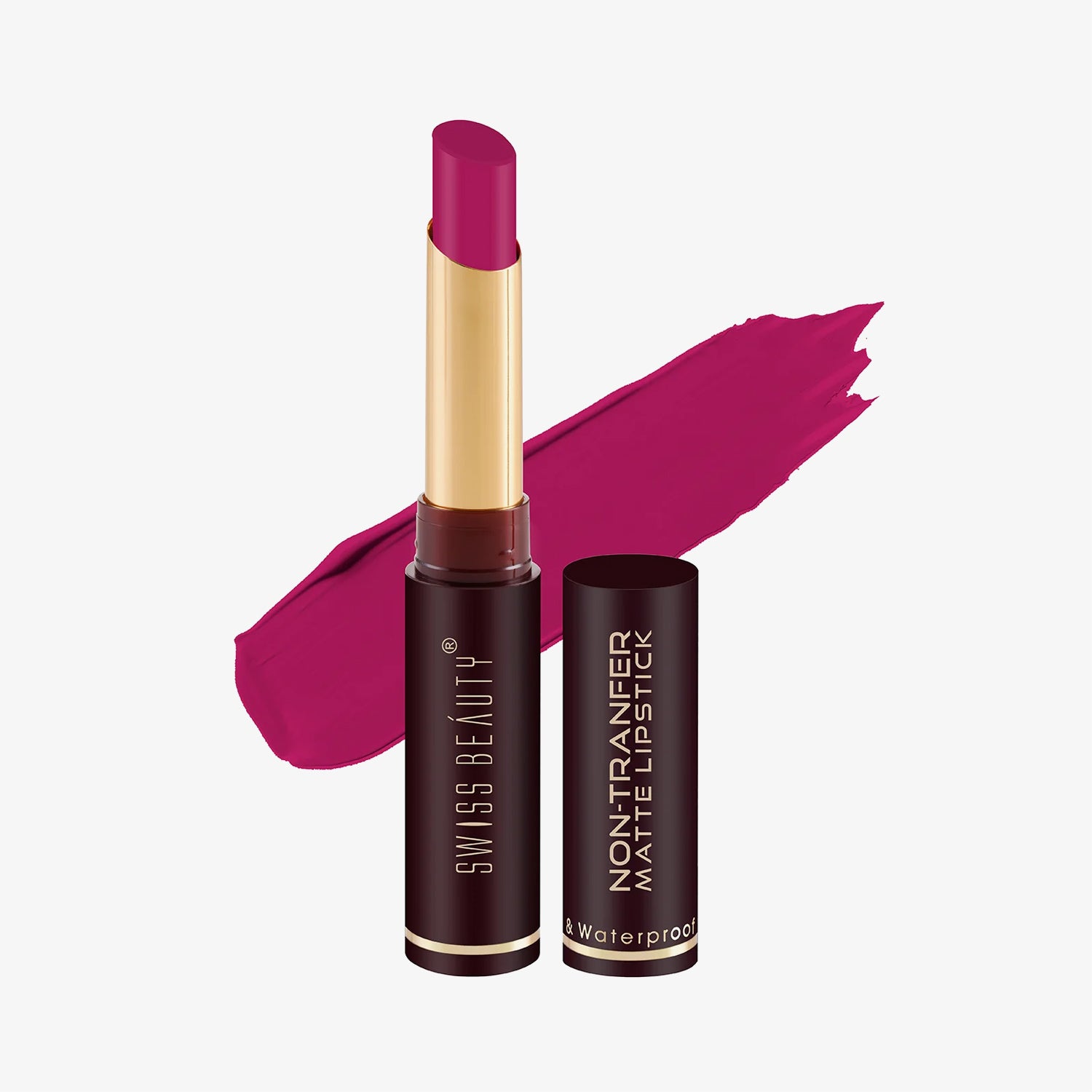 Swiss Beauty Non-Transfer Matte Lipstick | Waterproof | 12-Hour Stay | Shade - First Love