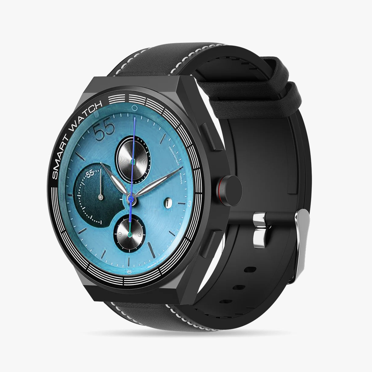 Tempt Edge Pro Smart Watch for Men & Women - Black