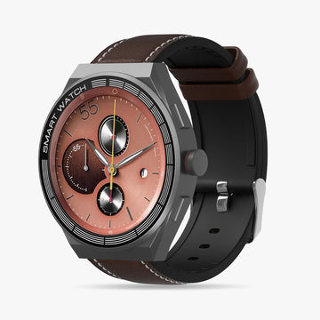 Tempt Edge Pro Smart Watch for Men & Women - Brown