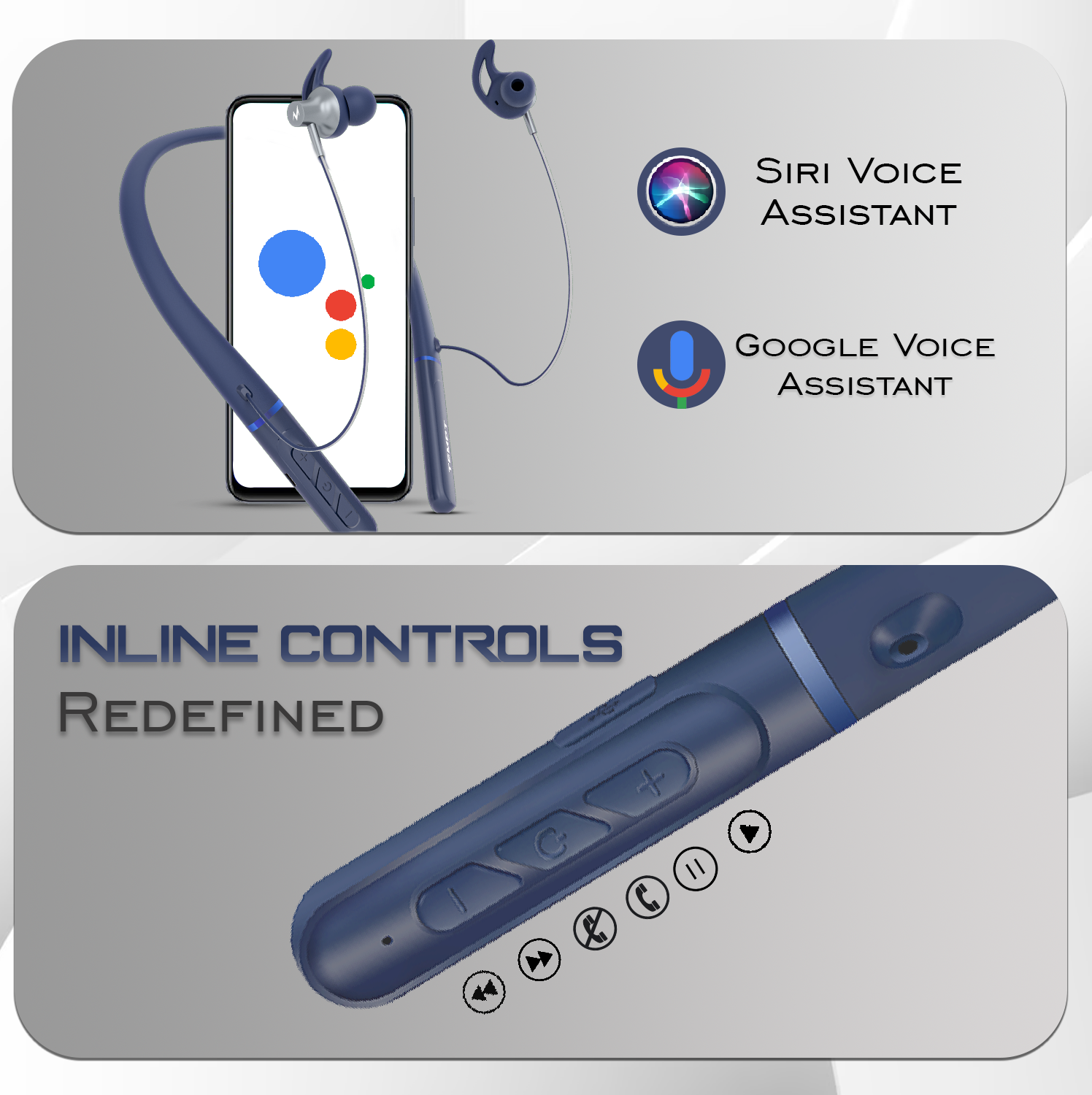 Tempt Spirit Bluetooth Neckband - Blue