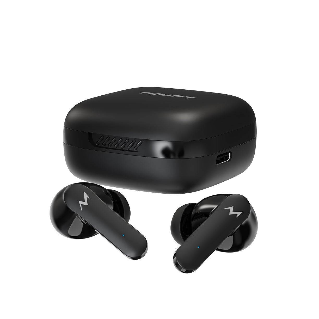 Tempt Thunder X True Wireless Earbuds - Black