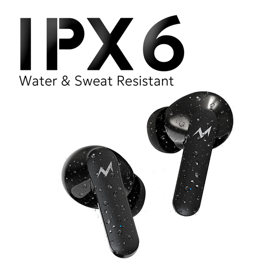 Tempt Thunder X True Wireless Earbuds - Black